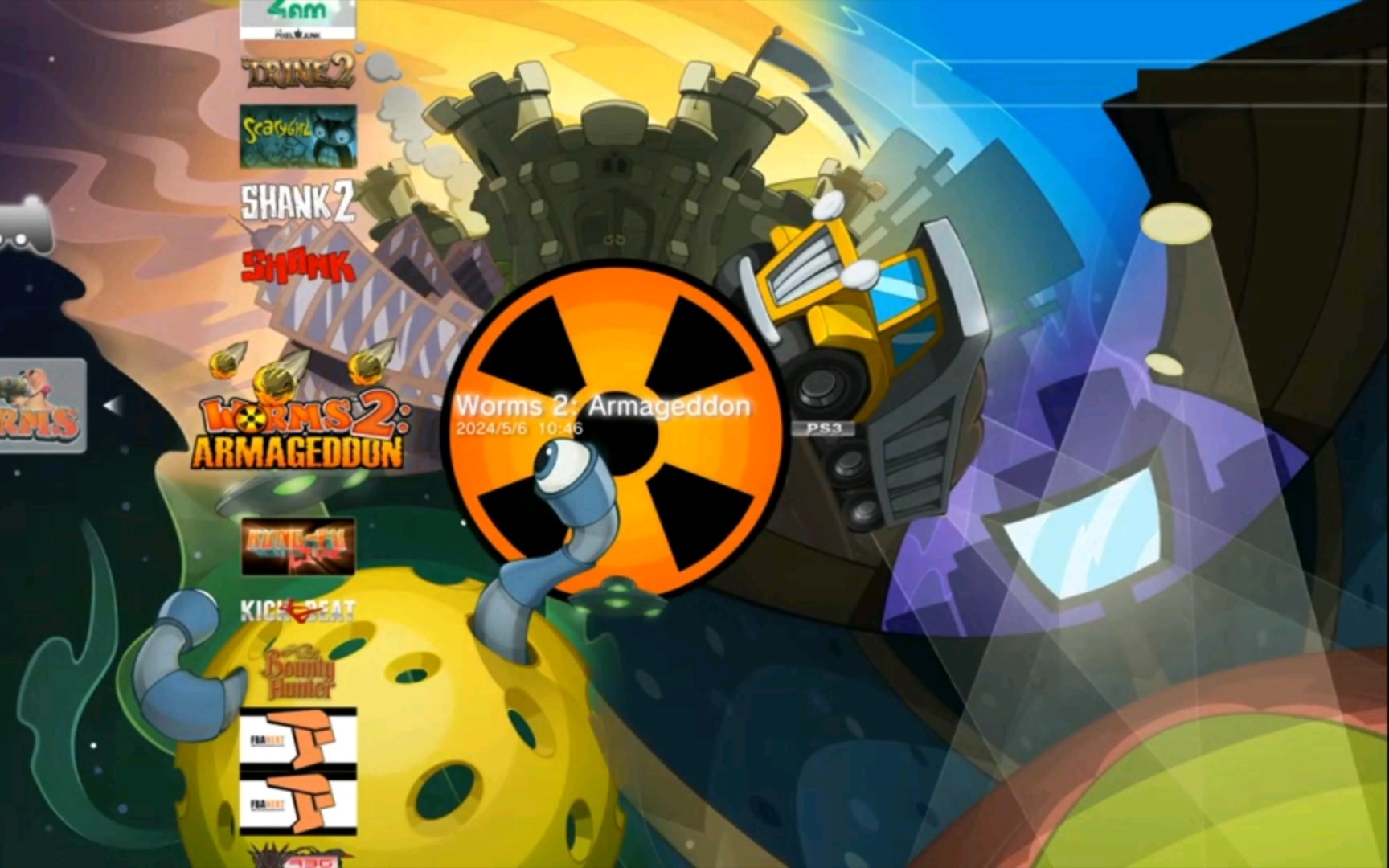 【ps3】游玩百战天虫2