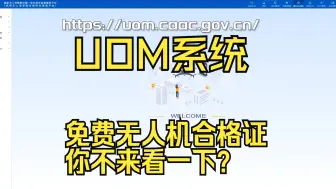 Download Video: UOM系统无人机操控合格证