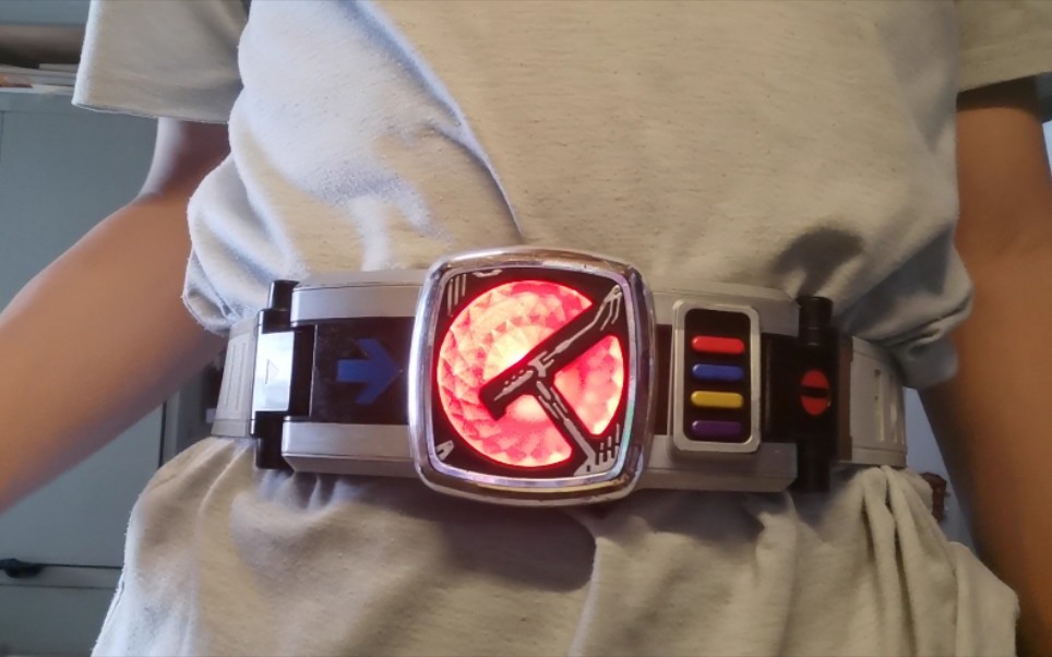 【真人演示】dx假面骑士电王腰带变身和高潮形态手机展示_哔哩哔哩