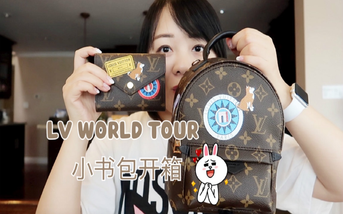 【开箱】LV World Tour系列小书包|豆豆钱包使用感受.哔哩哔哩bilibili