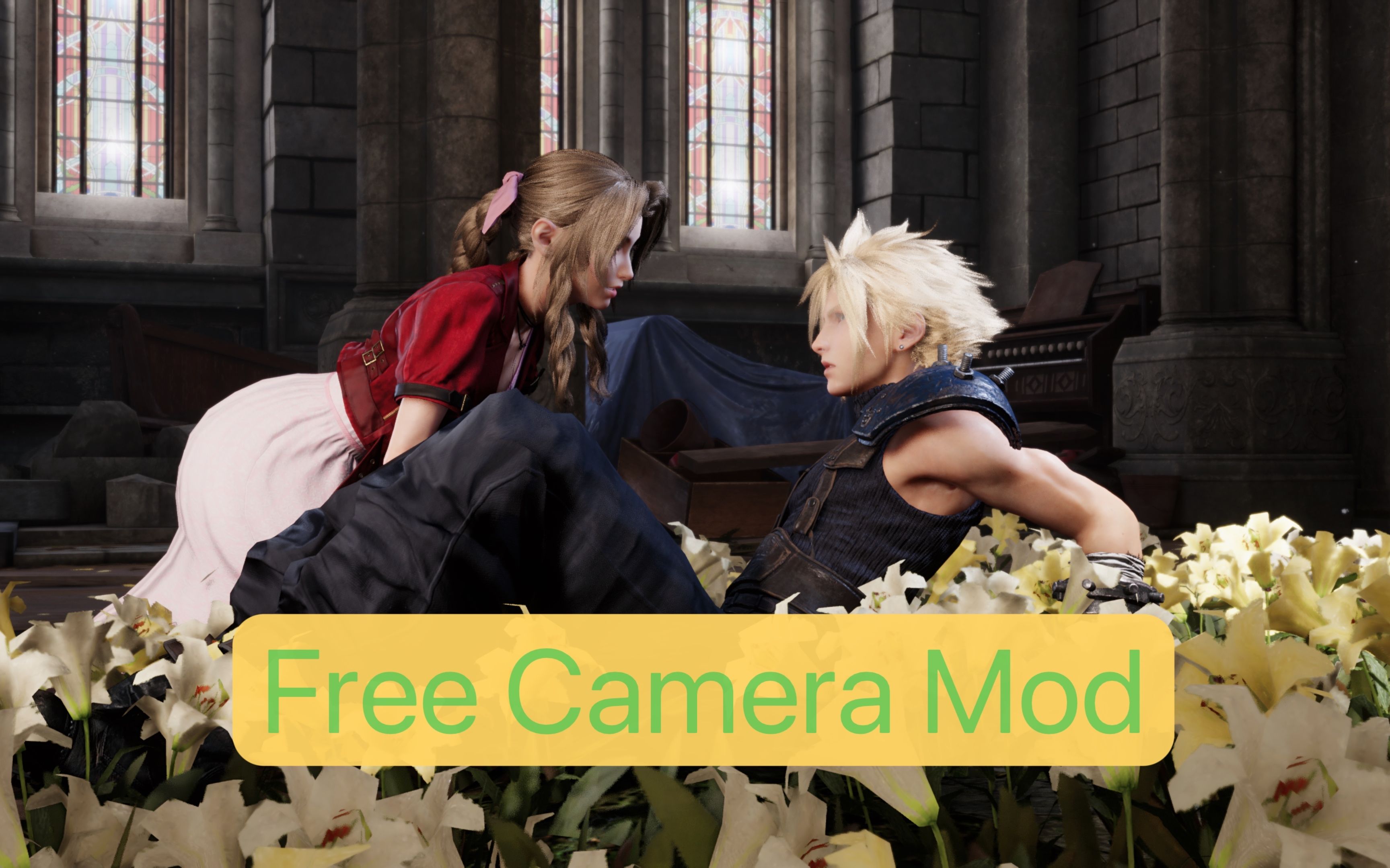 ff7r自由视角下的克劳德再遇爱丽丝