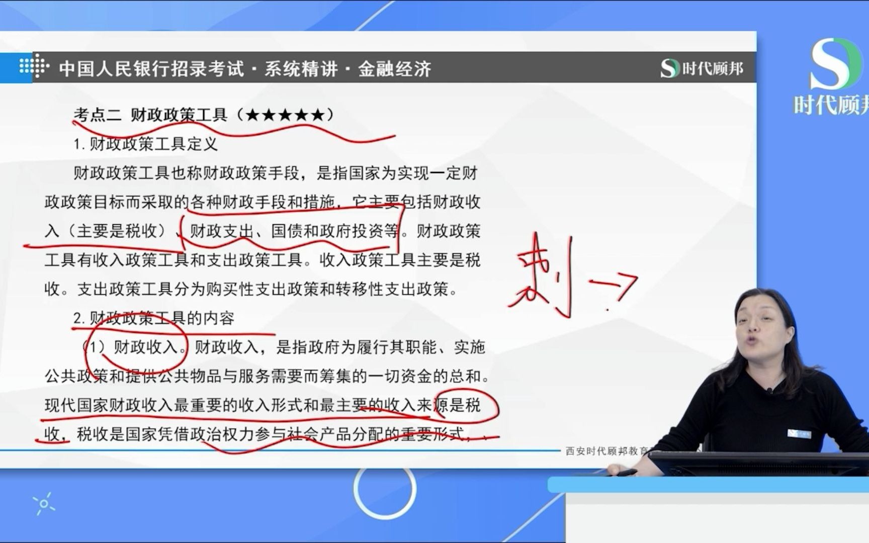 2022人民银行笔试考点:财政政策工具 (1)财政政策工具定义 (2)财政政策工具的内容哔哩哔哩bilibili