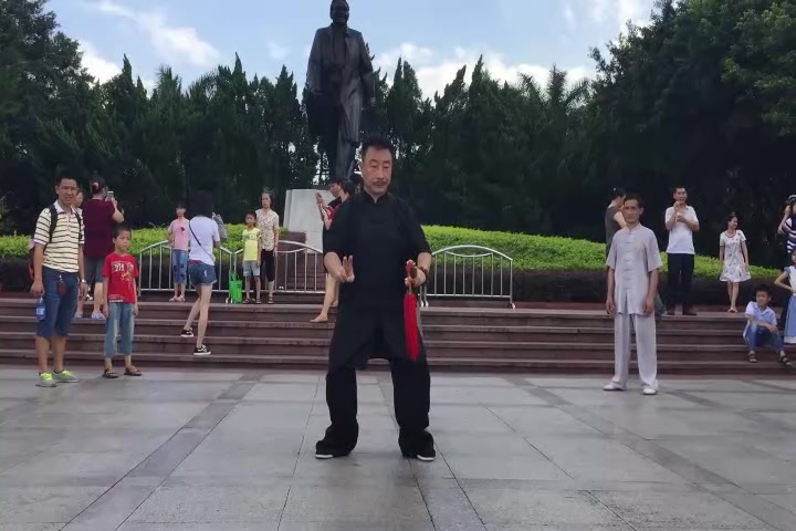 [图]吴建东师父表演陈氏太极单剑！