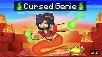 Download Video: My Evil Wishes as a CURSED GENIE In Minecraft!