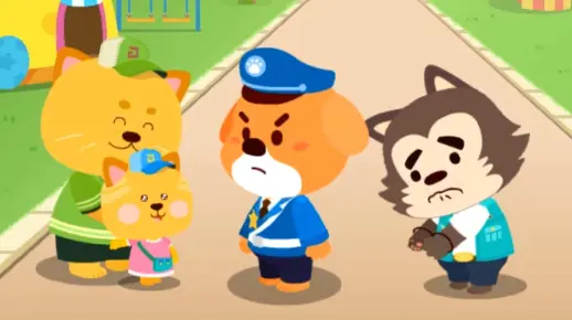 奇妙探案日记：抓捕骗小孩的狼 宝宝巴士游戏_哔哩哔哩_bilibili
