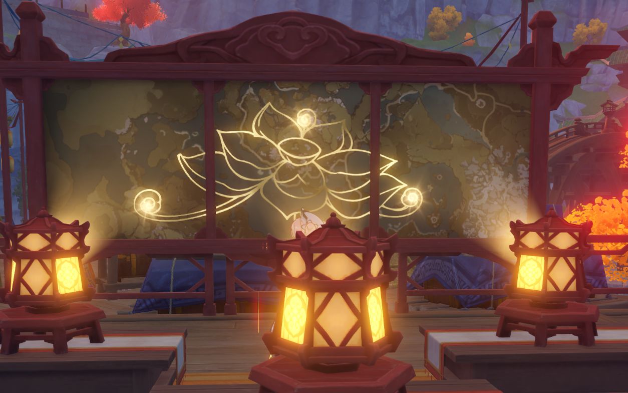 原神 海灯节活动 世界任务《宵灯玲珑照此地》【玲珑宵灯图之一·琉璃