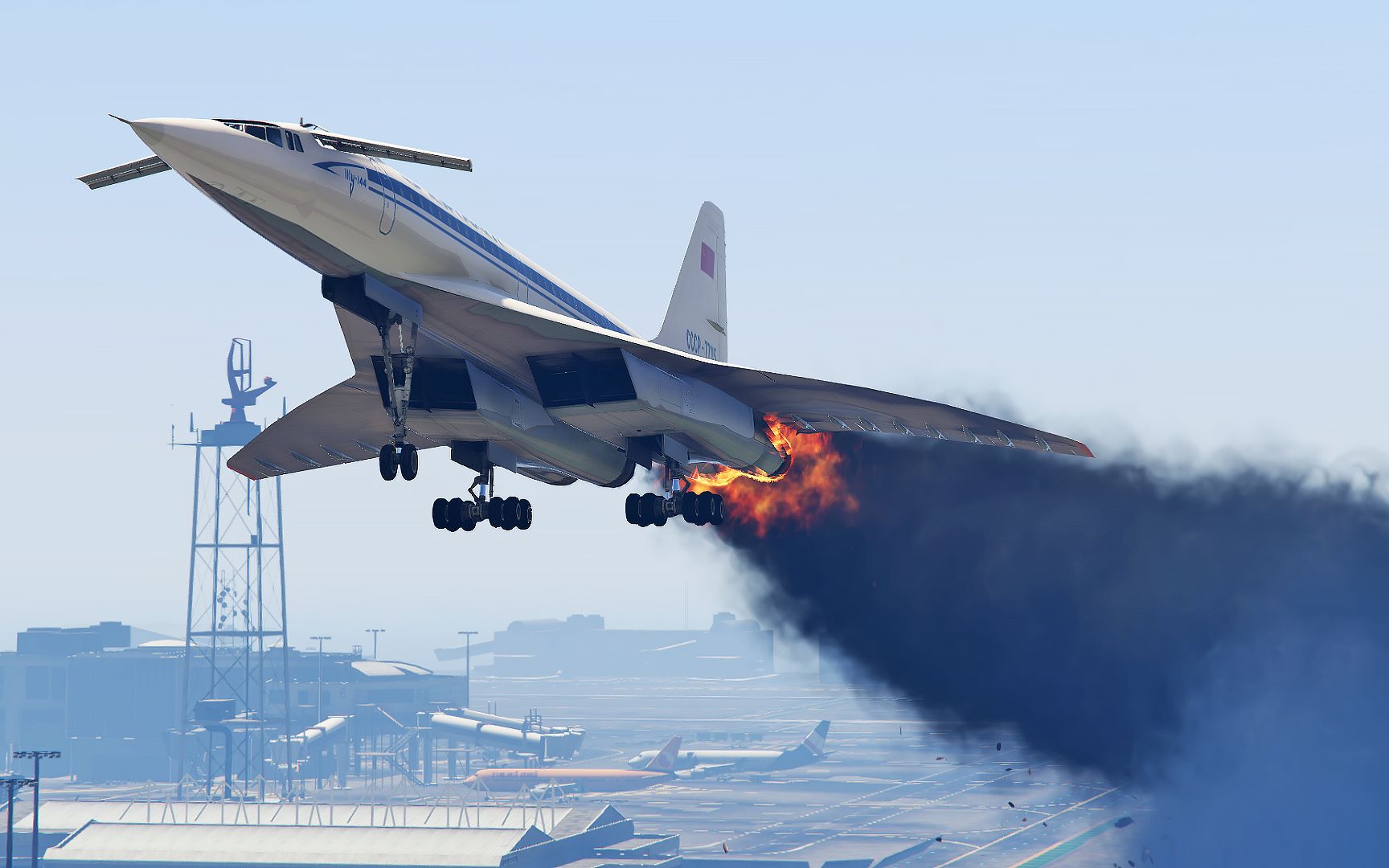 法国航空4509航班空难-没起飞突然着火,坠毁机场附近