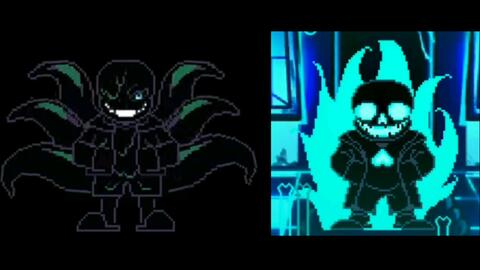 nightmare mode sans vs nightmare Sans I stick nodes I 