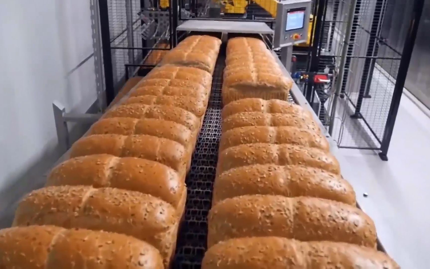 一秒钟生产一个,国外的自动烘焙面包生产线到底长啥样?