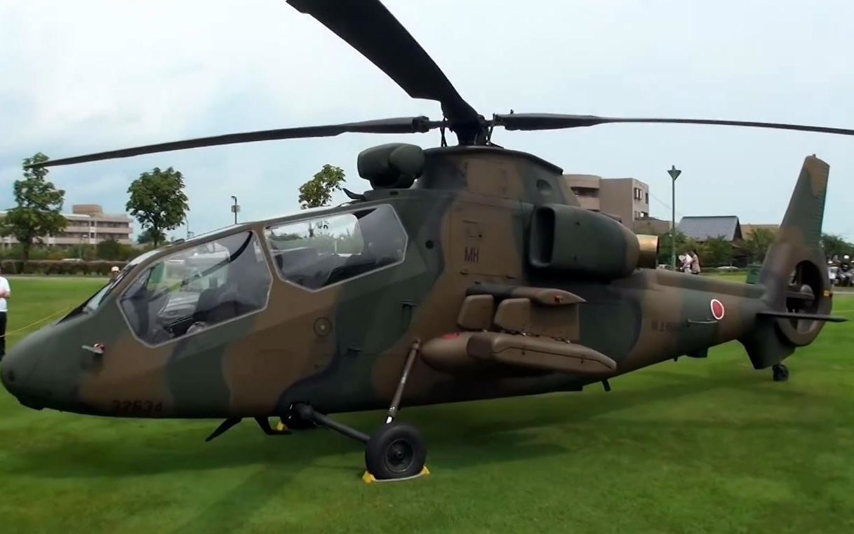 【地面展示】陆上自卫队 - oh-1"忍者"武装侦察直升机(2014/8)