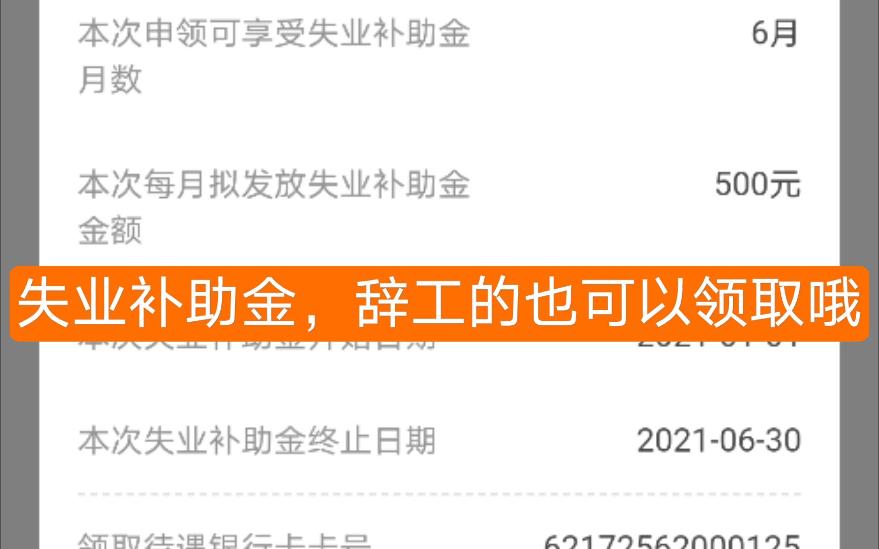 交过社保可以领取失业补助金,辞工的也可以领取哦哔哩哔哩bilibili