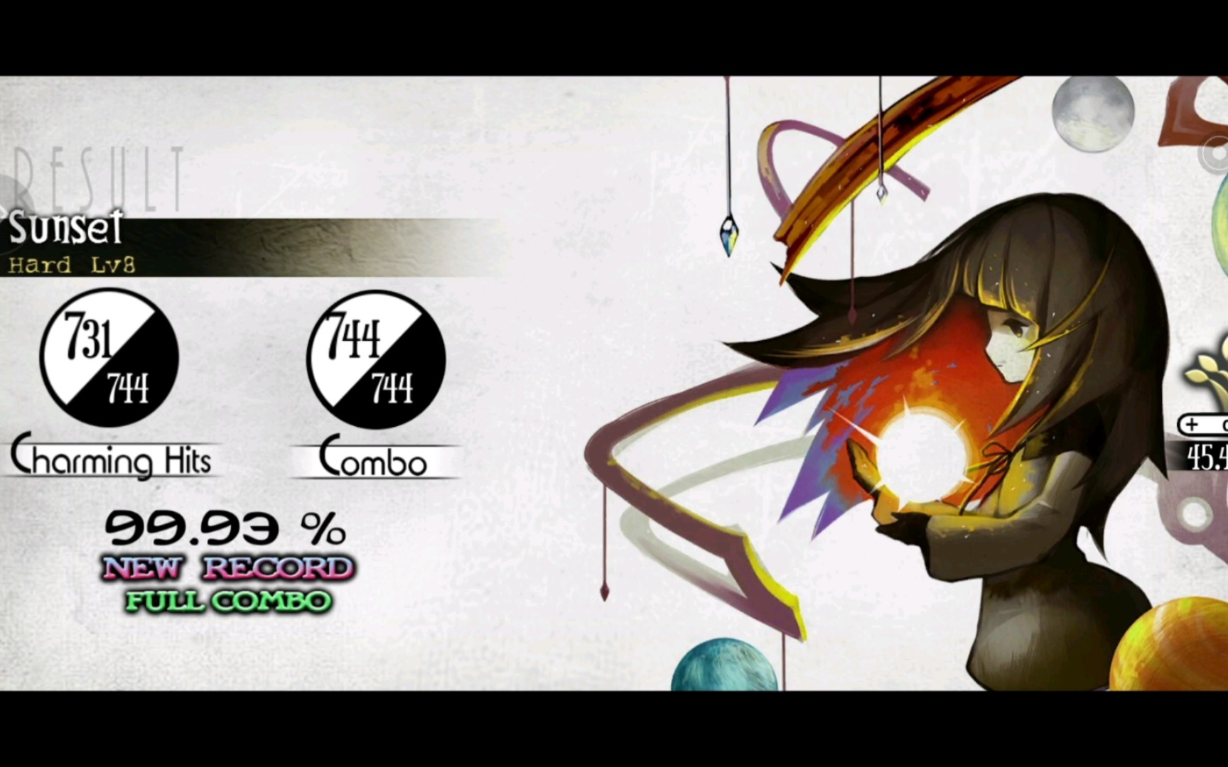 【deemo/马戏团】sunset hard 8 fc 录屏