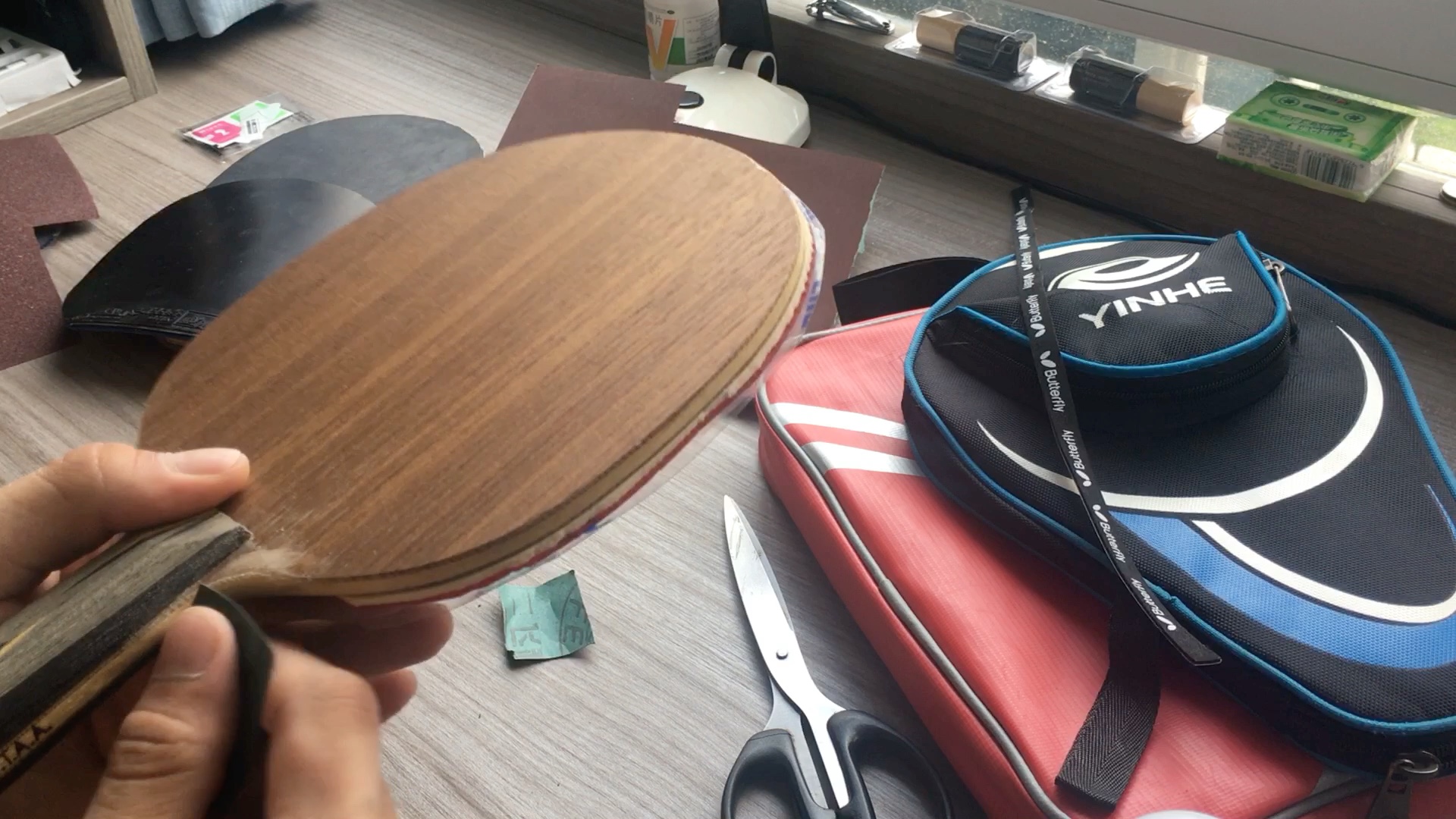 乒乓球拍肩没有一次磨好第二次怎样去打磨