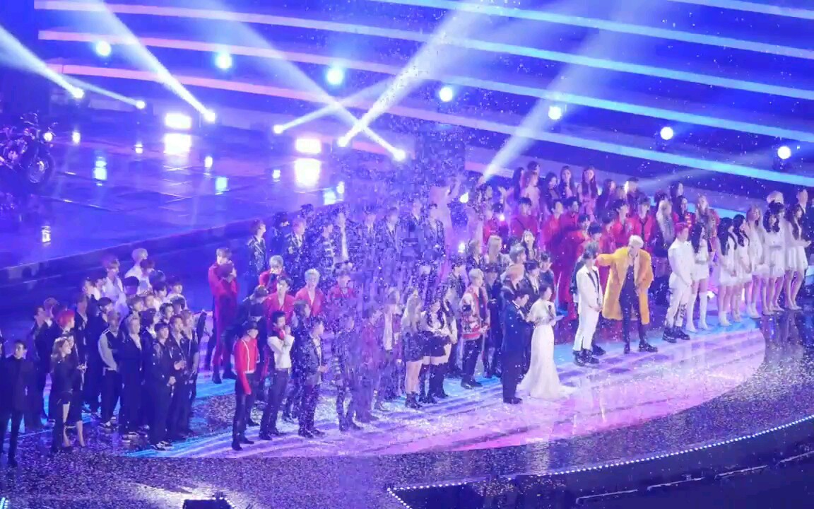 2018sbs歌谣大战ending全体饭拍