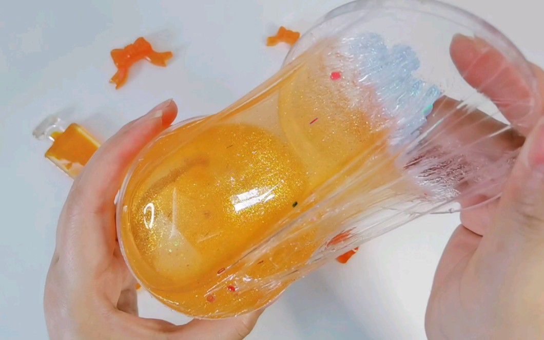 70 妙妙史莱姆—橙海 ヅ 五一微店史莱姆周纪念泥_哔哩哔哩 (゜-゜)