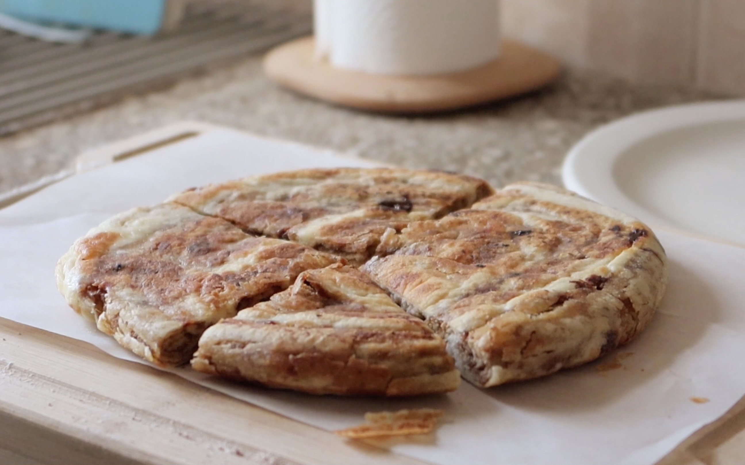 老北京芝麻酱糖饼不放那么多糖和油照样好吃