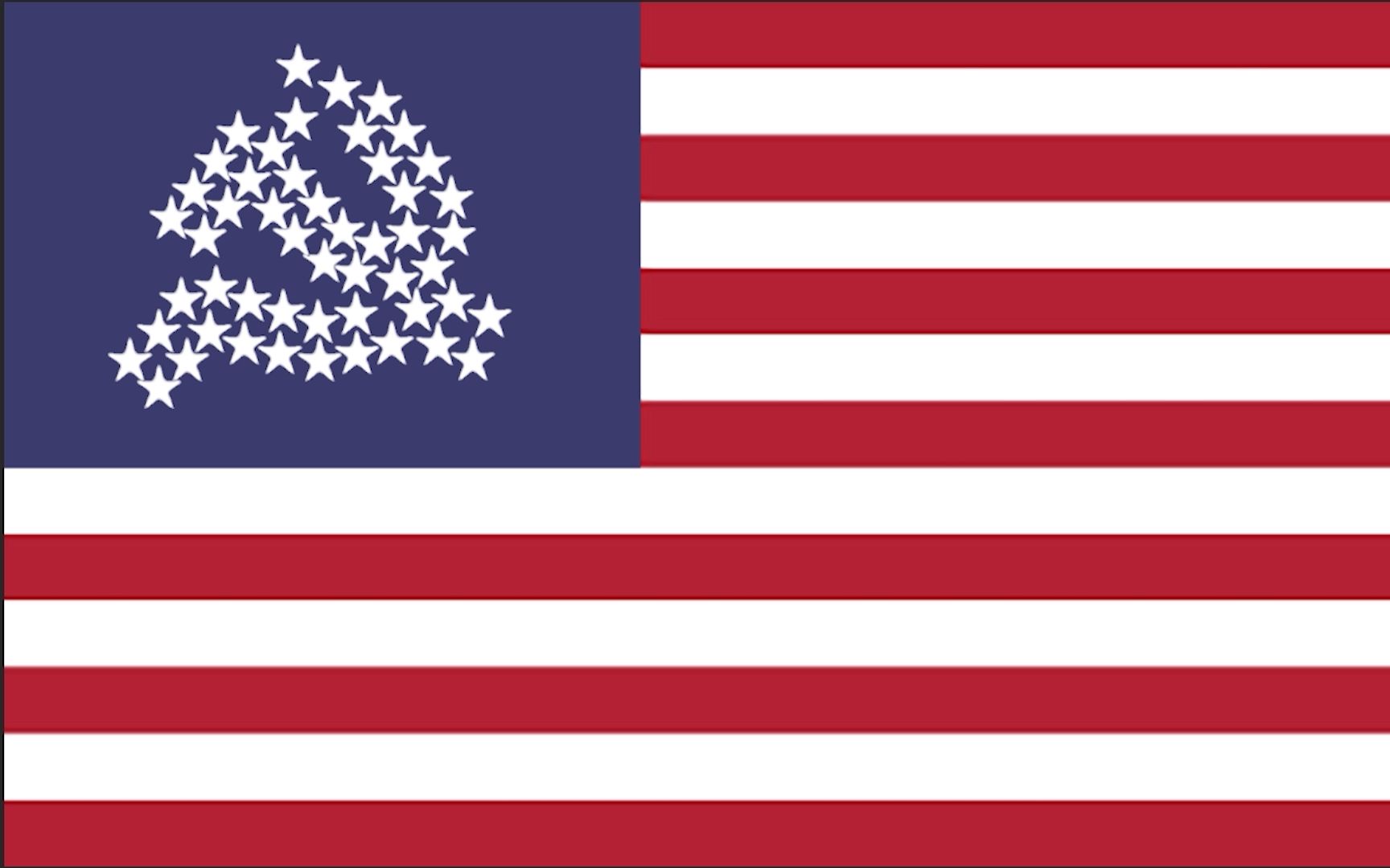 美国国旗恶搞镰刀锤子图片
