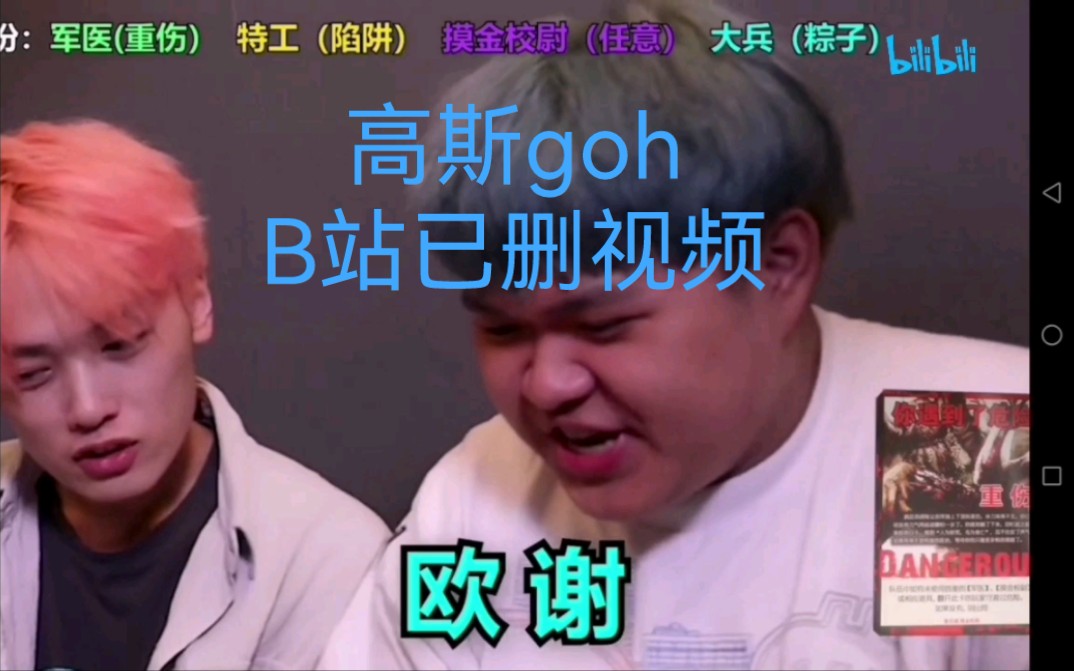 【高斯goh】b站已删掉的视频(1)
