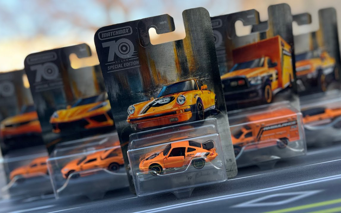 lamley开箱火柴盒matchbox 2023运动部件70周年特别版