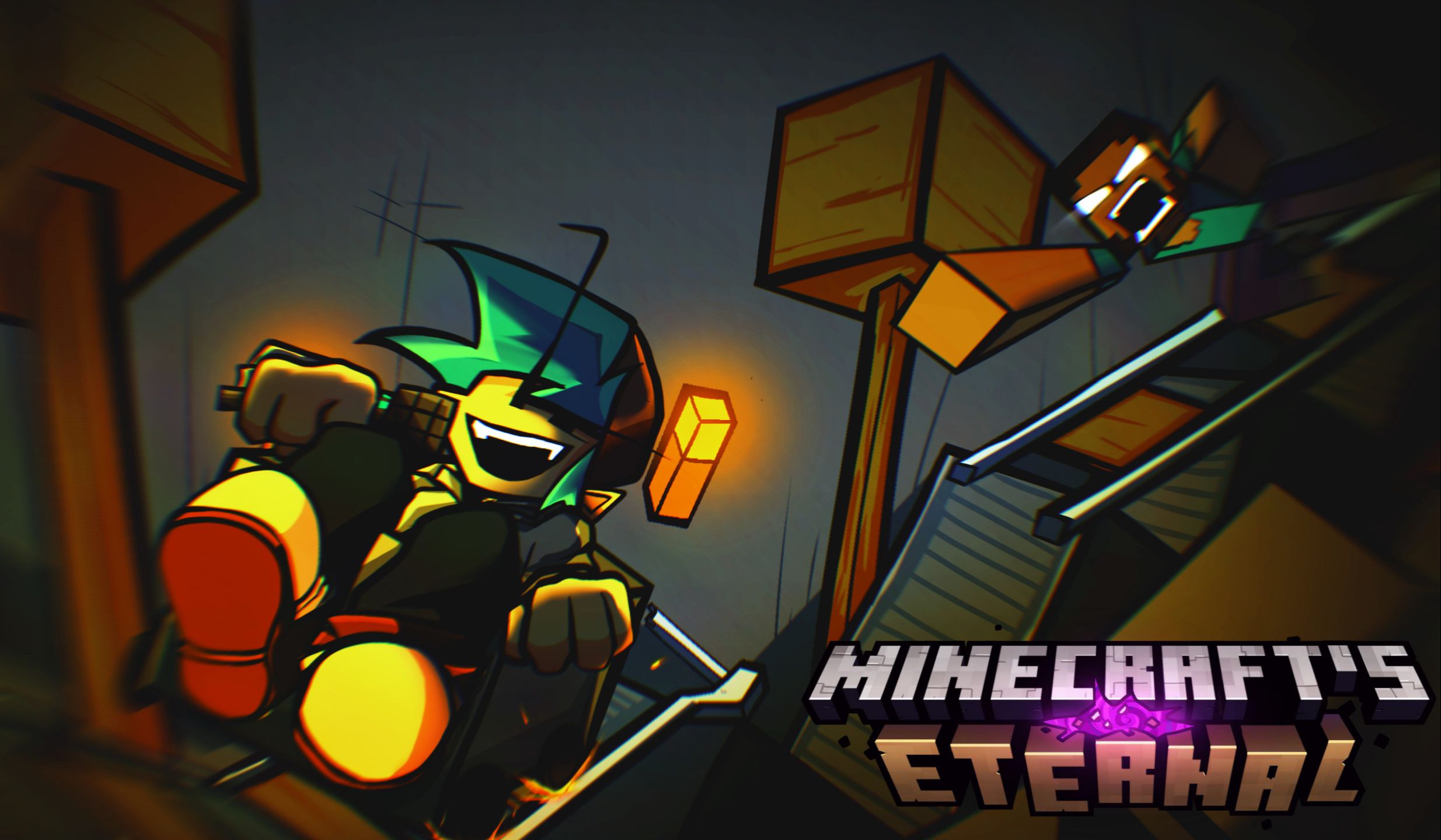 FNF模组 minecraft's eternal我的世界