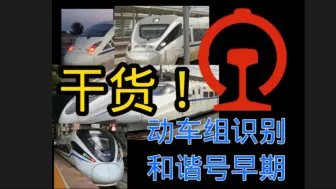 Descargar video: 【中国铁路】和谐号早期动车组辨认！教你一眼认出动车组！（火车迷入坑必看）