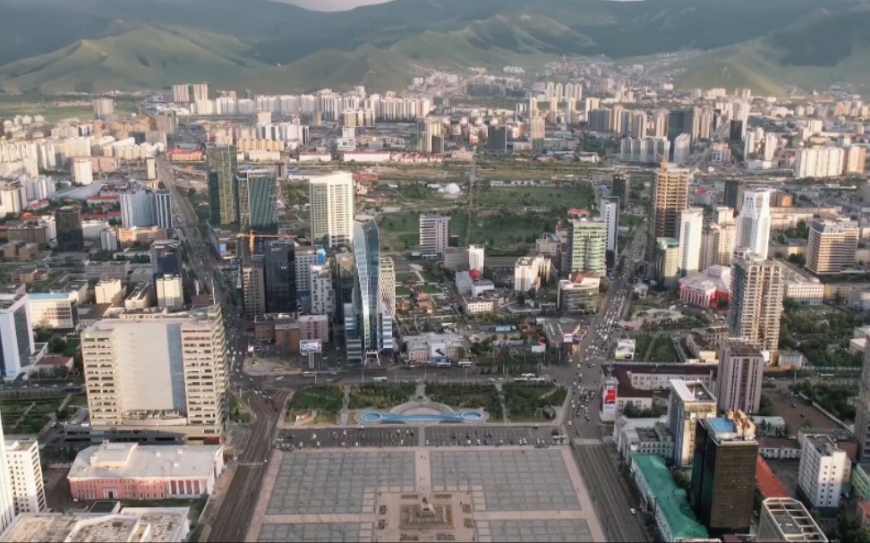 航拍夏天的乌兰巴托  蒙古国街景 | Ulaanbaatar summertime 2021.6.22哔哩哔哩bilibili