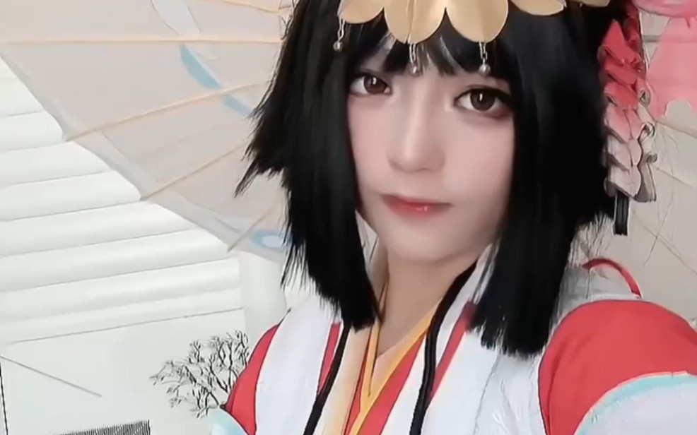 【阴阳师小神乐cos】七周年浅浅发个试妆库存吧～/稚子之忆