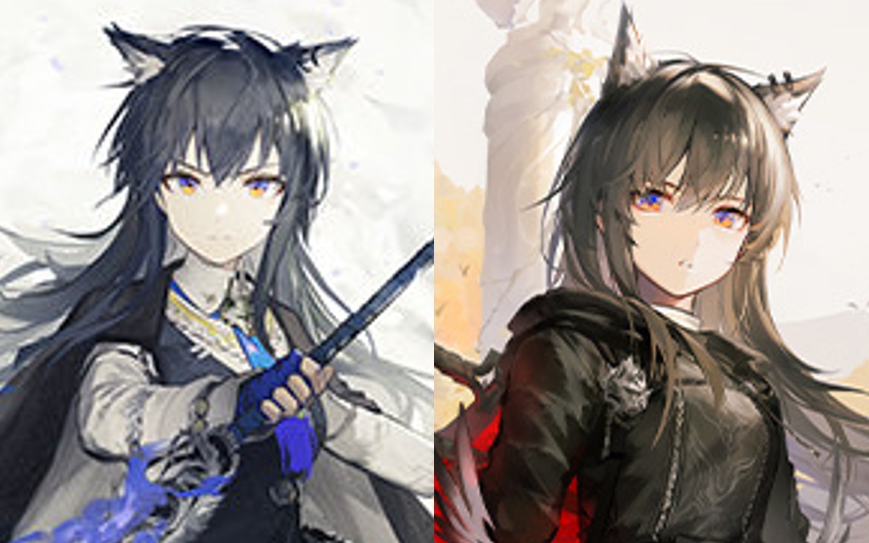 【明日方舟】缄默德克萨斯皮肤/精二特效对比