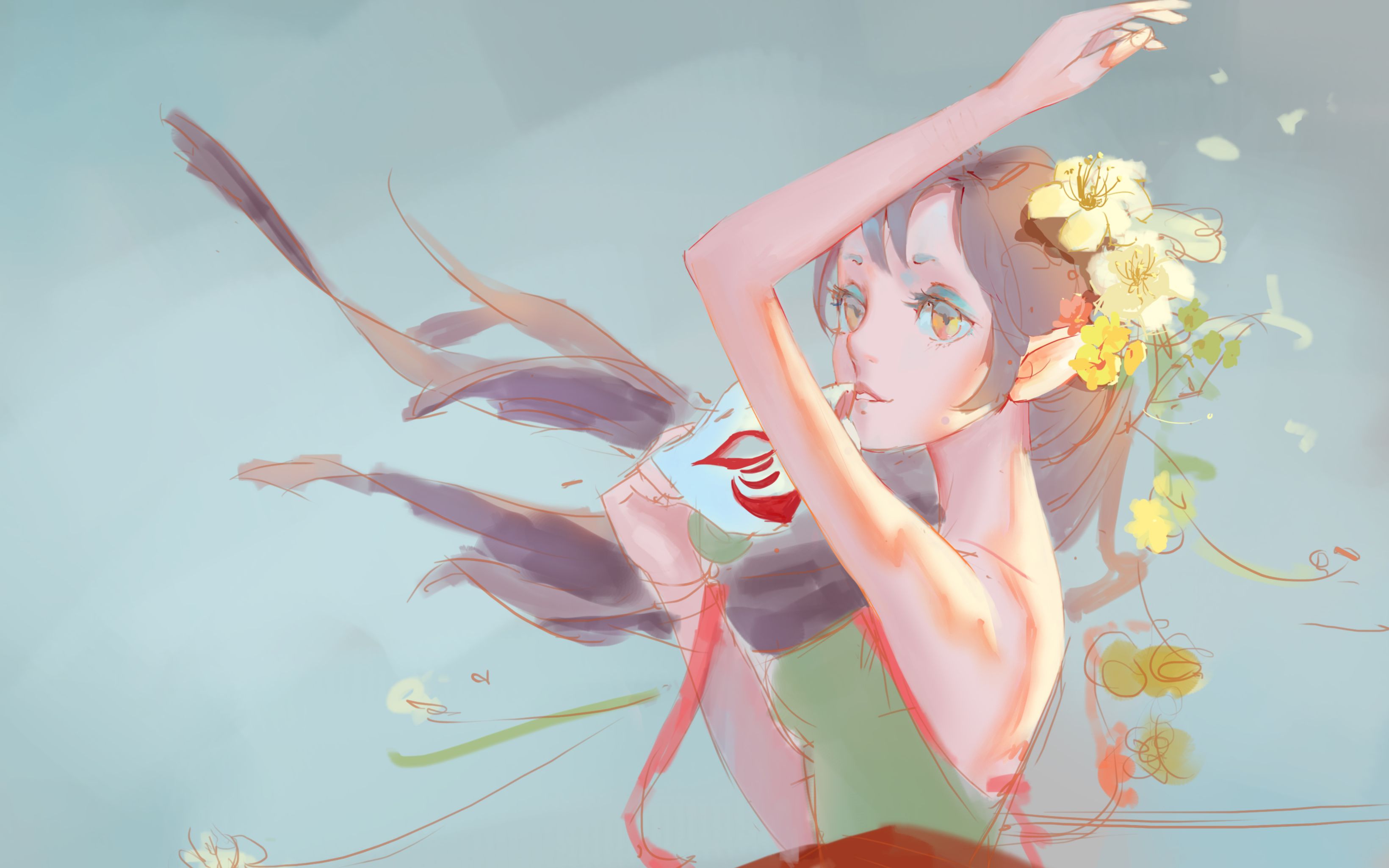 【板绘厚涂】玉面狐狸_哔哩哔哩 (゜-゜)つロ 干杯~-bilibili