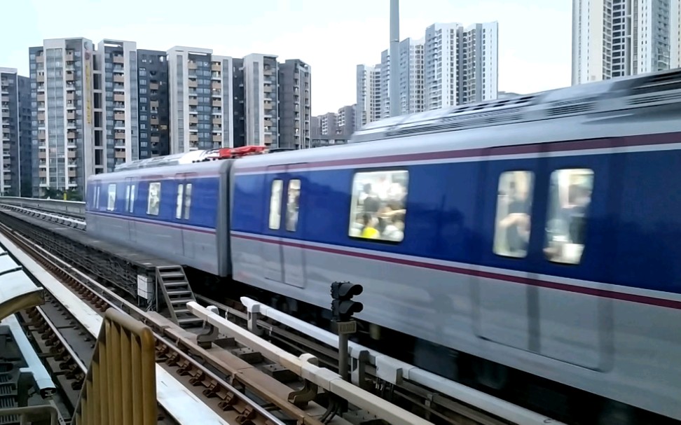 广州地铁6号线香雪浔峰岗l6型06x121122沙贝站出站