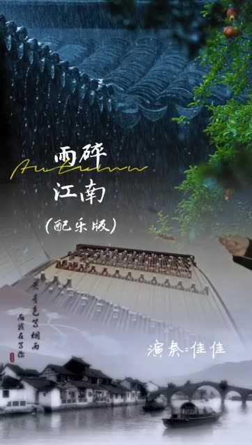 雨碎江南扬琴图片