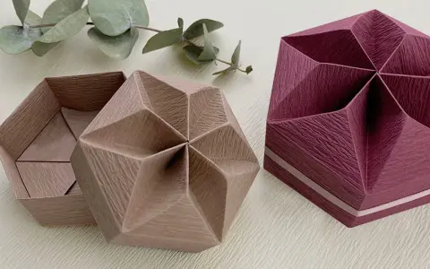 礼物包装 | 六边形礼物盒折纸教学