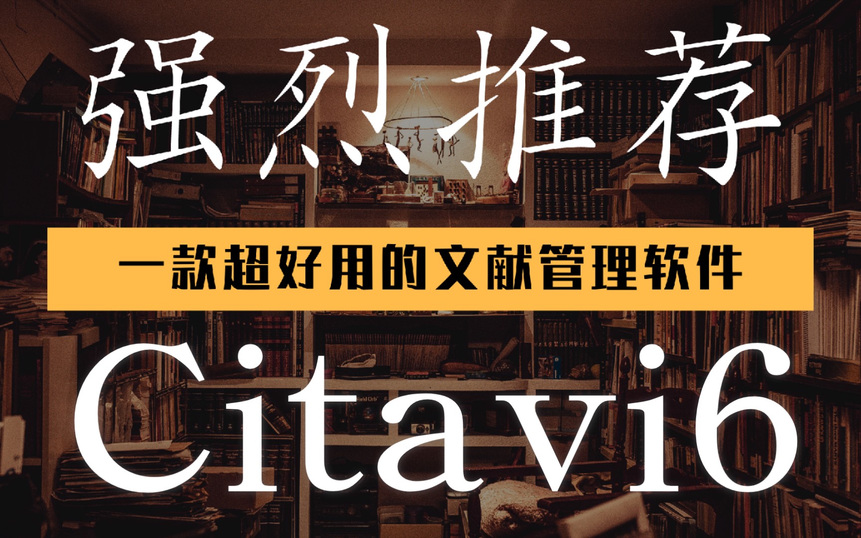 Citavi 6概览(中文版)哔哩哔哩bilibili