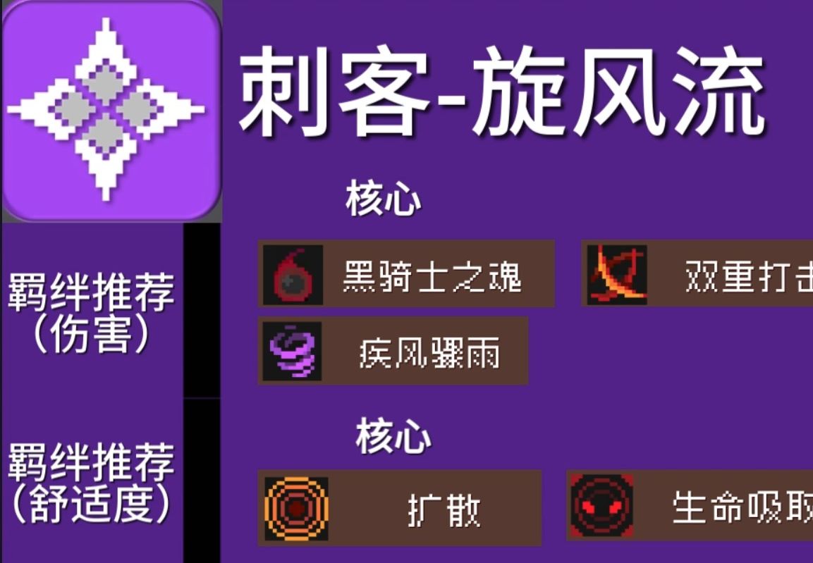 一图看懂刺客旋风流,超高频率流血超高爆发【元气骑士前传】-神州子