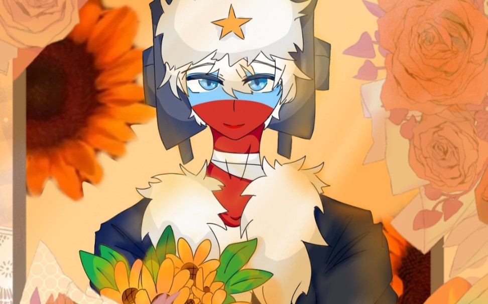 【ch 俄】一只大毛的绘画过程