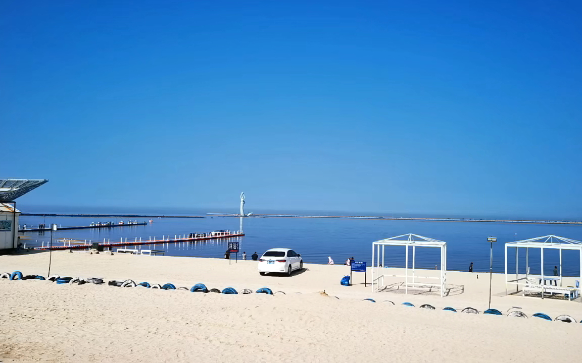 营口山海广场海滩