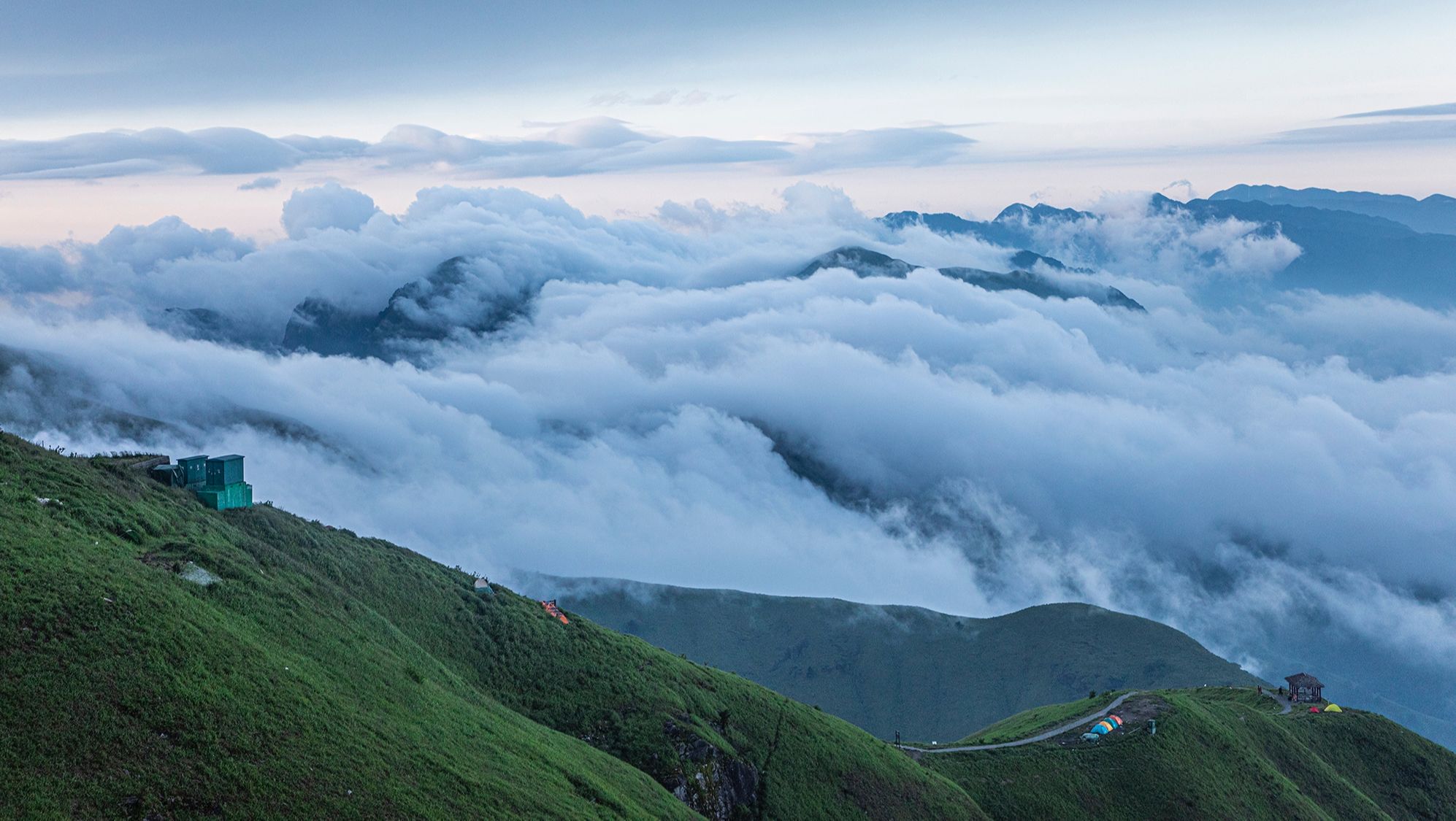 武功山景区图图片