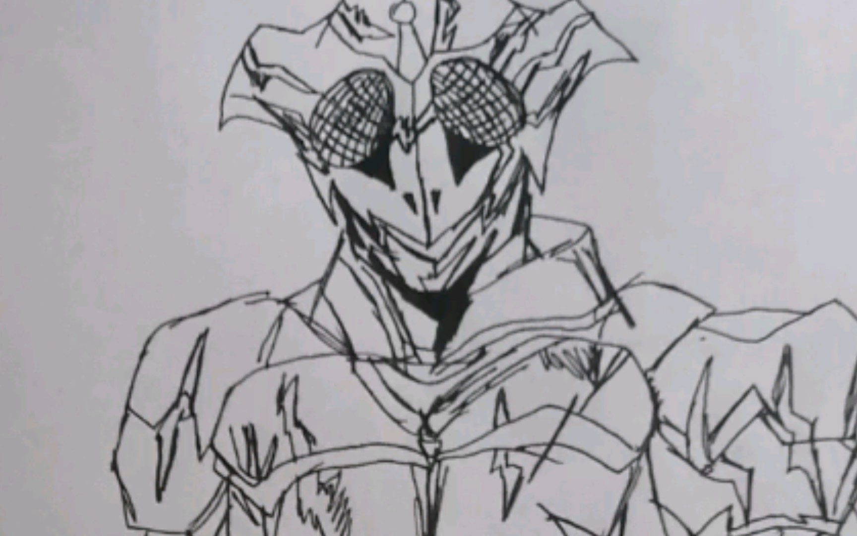 上课瞎画的假面骑士amazons( ~ ▽~)