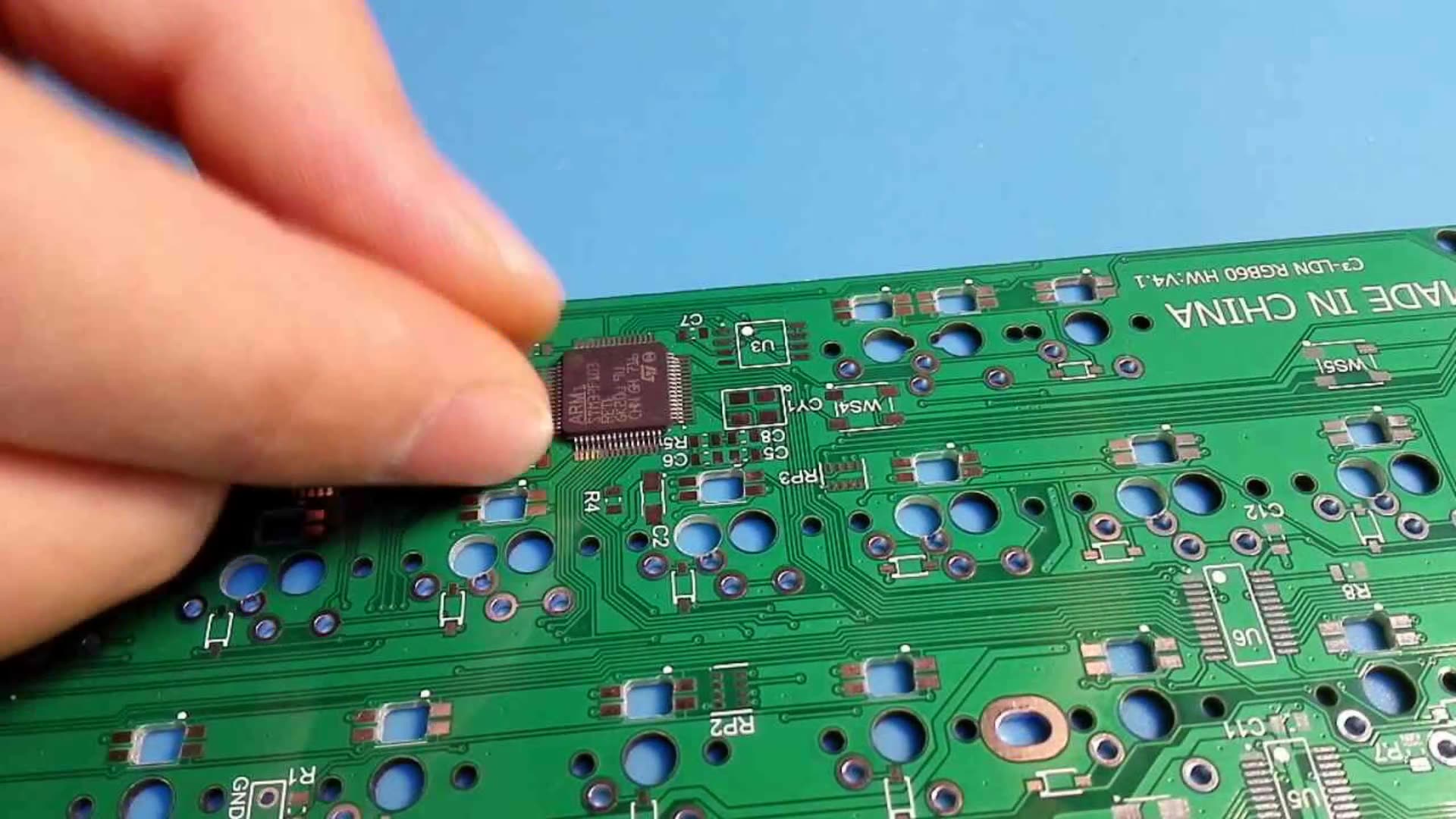 空的鍵盤pcb焊接教程