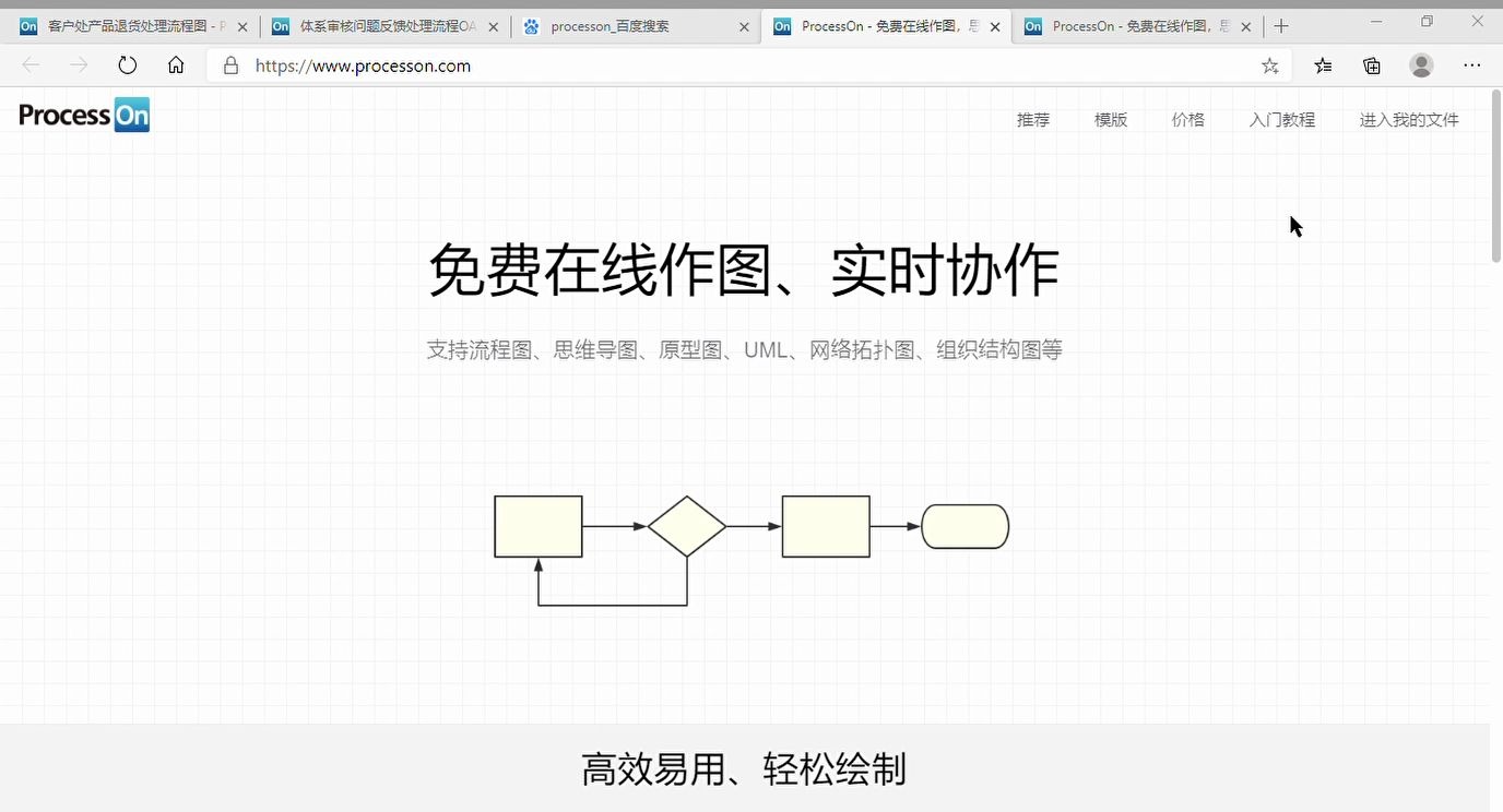 PROCESSON在线流程制作教程哔哩哔哩bilibili