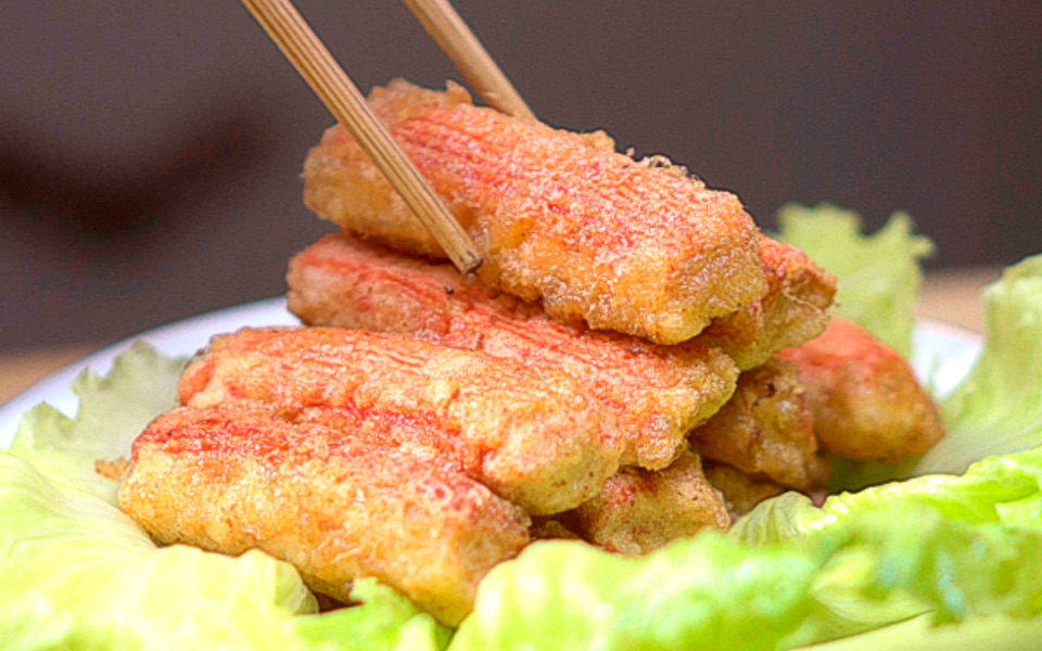 这么简单香酥炸蟹柳外酥里嫩