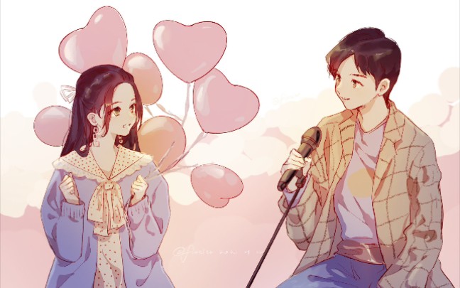 明越夜 × 错位时空 - 杨超越 & 侯明昊 | 软白棉花糖霜mashup