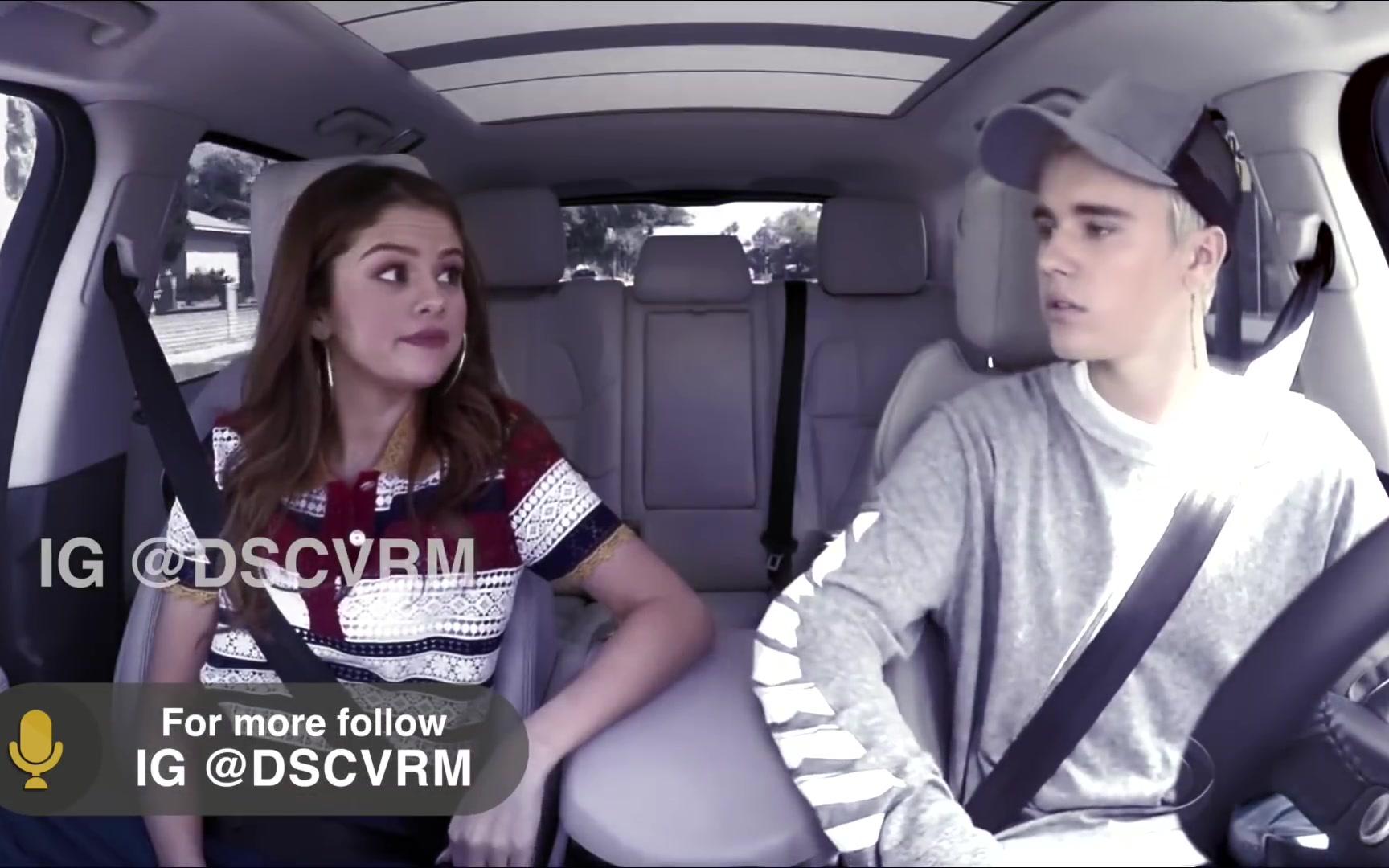 [图]【Selena Gomez & Justin Bieber】Carpool Karaoke