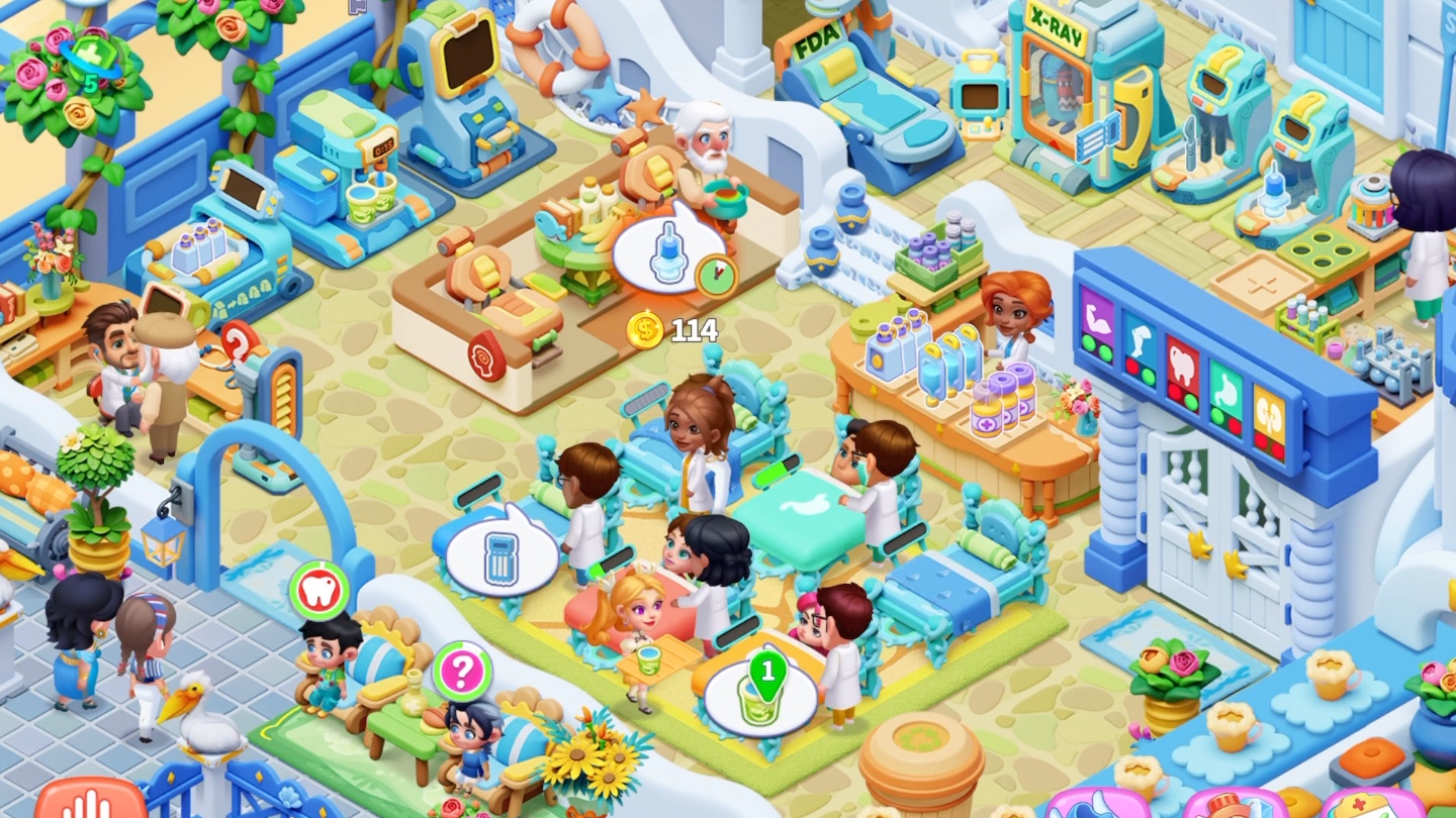 [图]Happy Hospital 無盡模式 ：聖托里尼 Santorini ☆ 難度 15 ☆