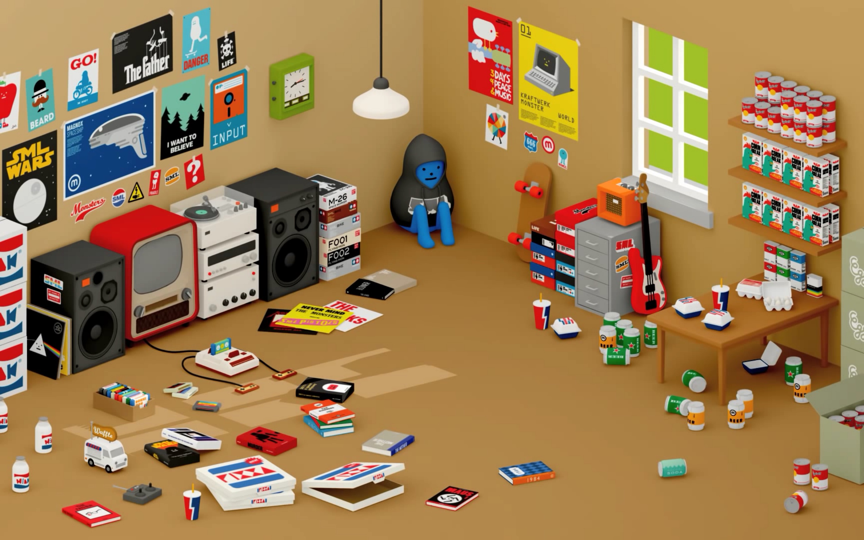 sticky monster lab 粘粘怪物研究所 2011年出品的动画mv《the loner