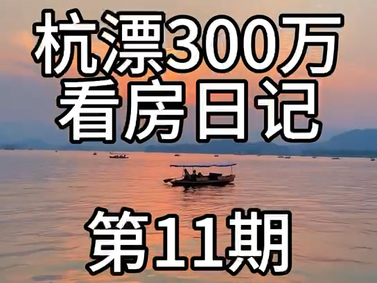 杭州300w买房日记第11弹哔哩哔哩bilibili