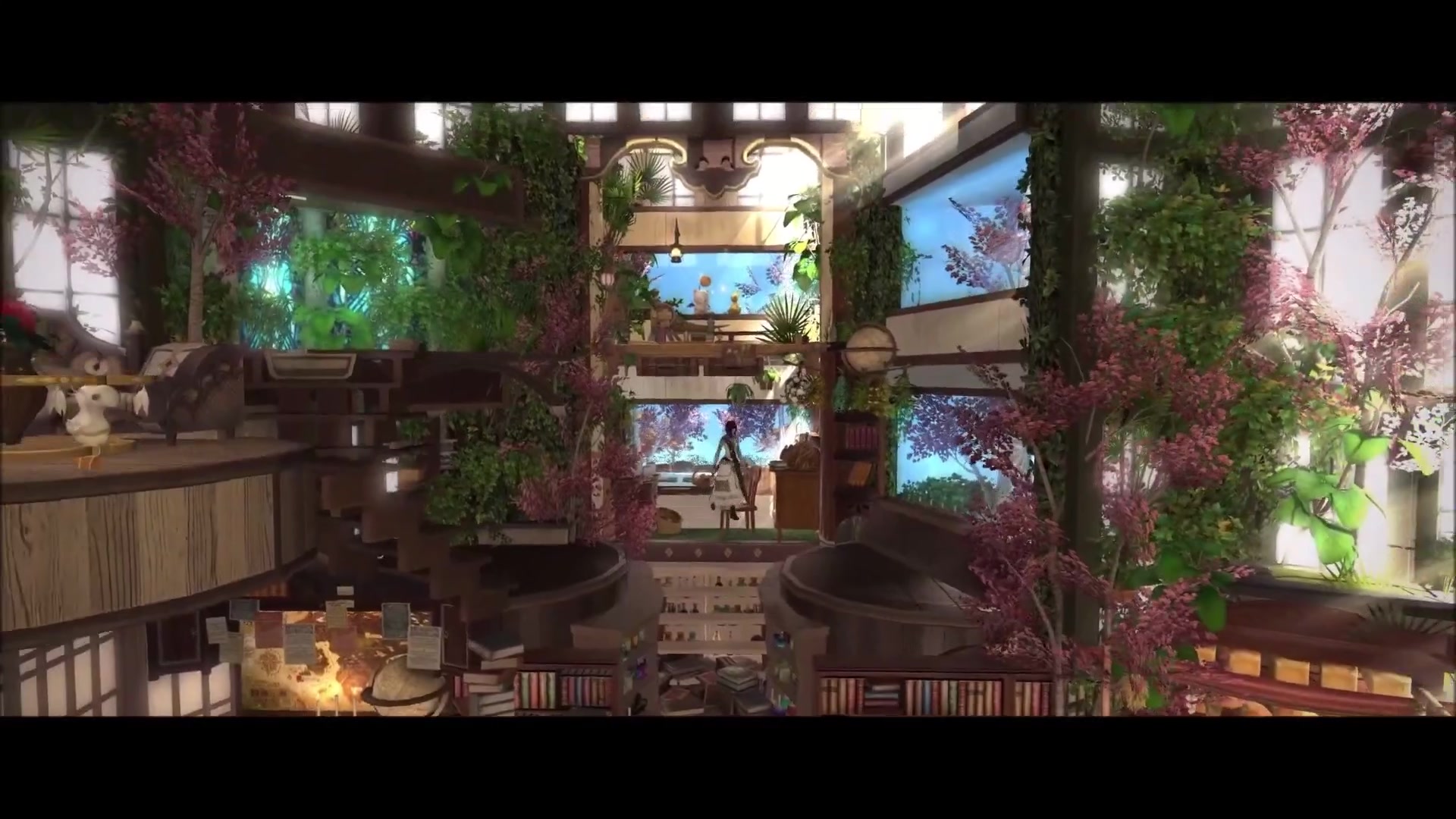 最终幻想14ff14装修l房树塔屋木系nora大佬