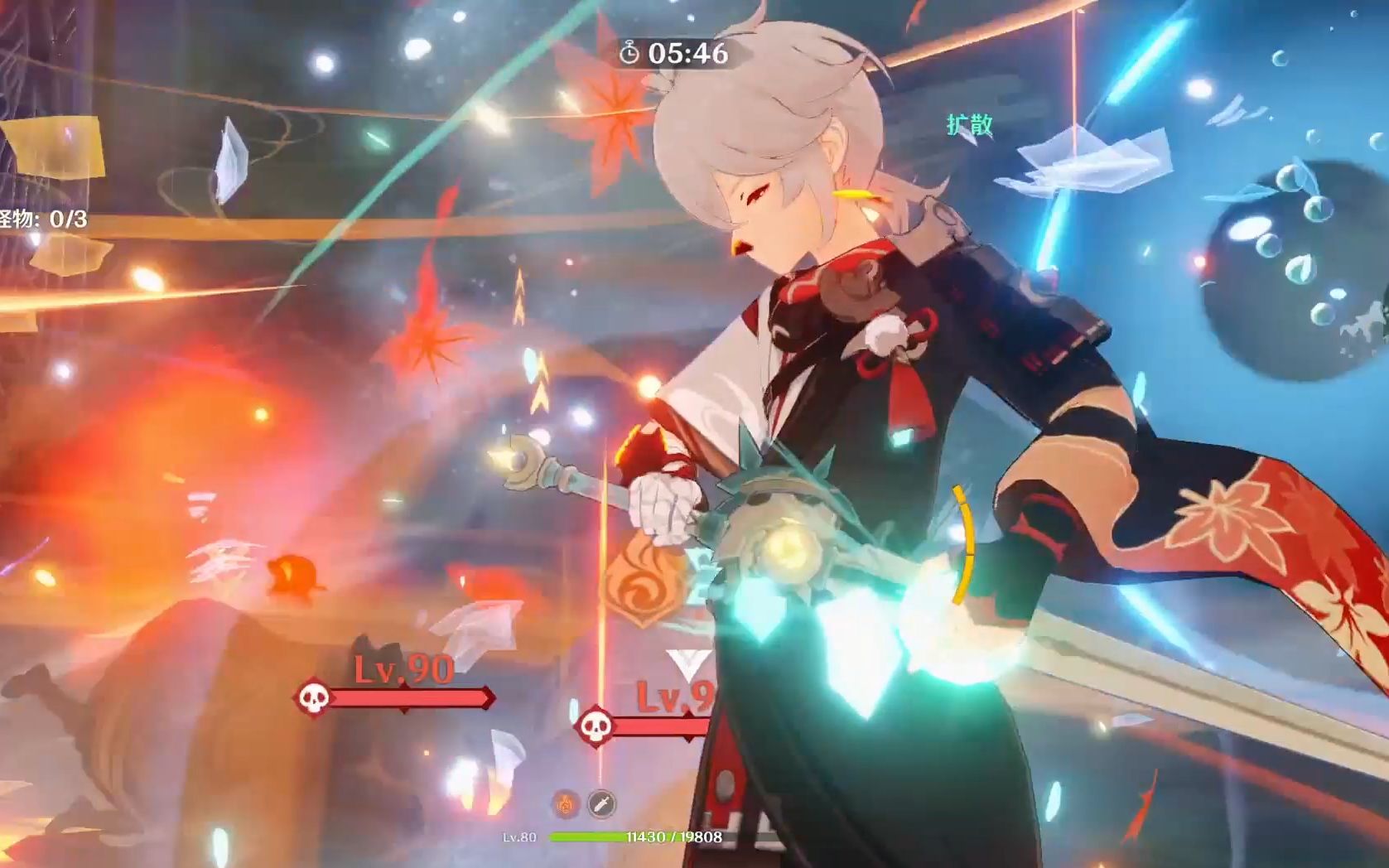 【原神】万叶 破盾的王_原神