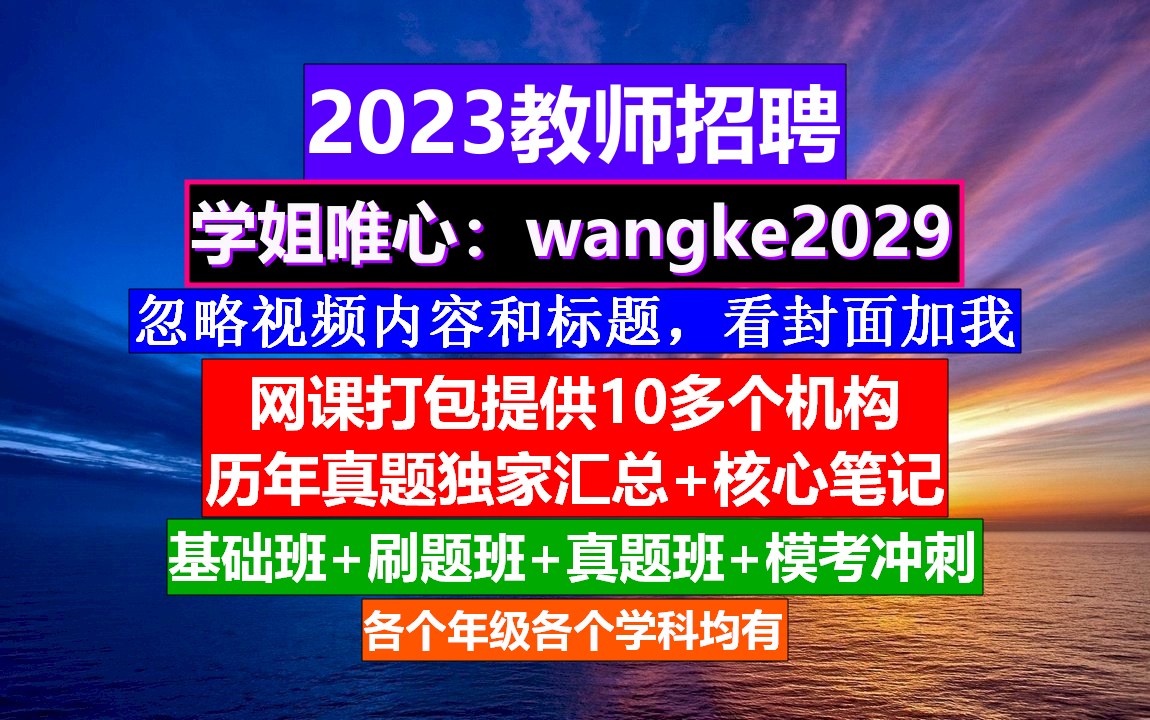 教师招聘文科综合,教师招聘考试重点知识,教资考试内容哔哩哔哩bilibili