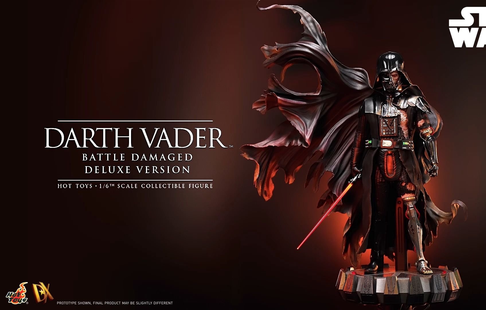 新品丨星战宇宙核心角色——达斯·维达 以战损版造型震撼来袭